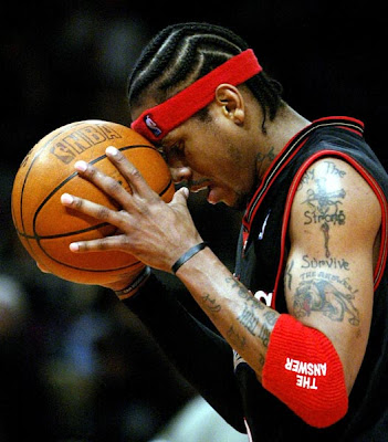 Allen Iversontattoos on Allen Iverson Victima De Si Mismo