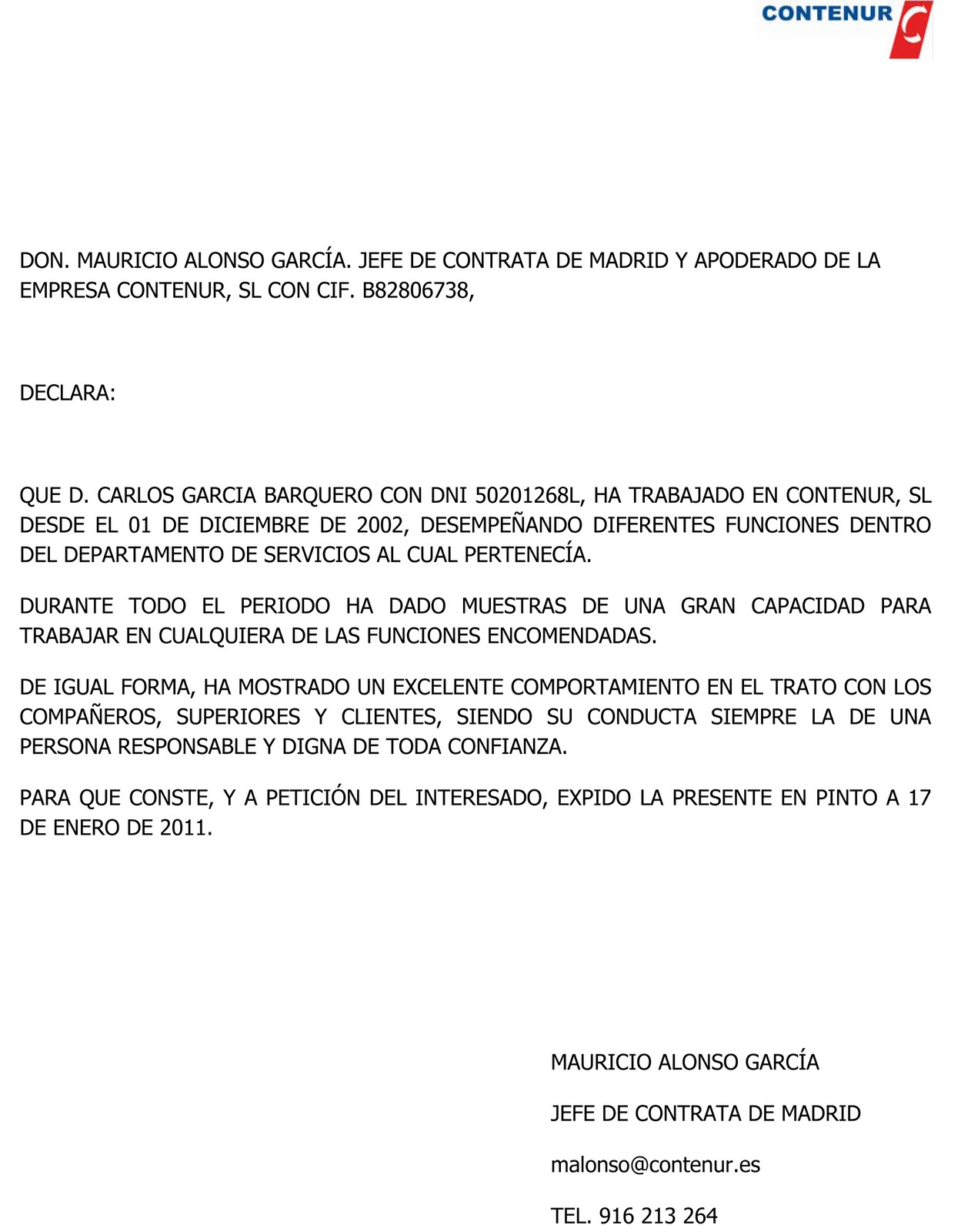 curriculum vitae recomendaci 243 n modelos de cartas de recomendaciones