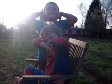 boys and eating in the sun