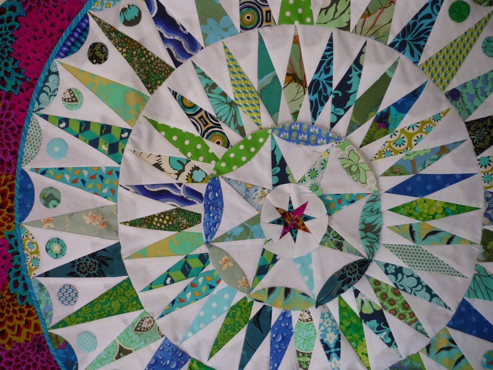 My Mariner's Compass Is Taking A New Direction. Blue Mountain Daisy