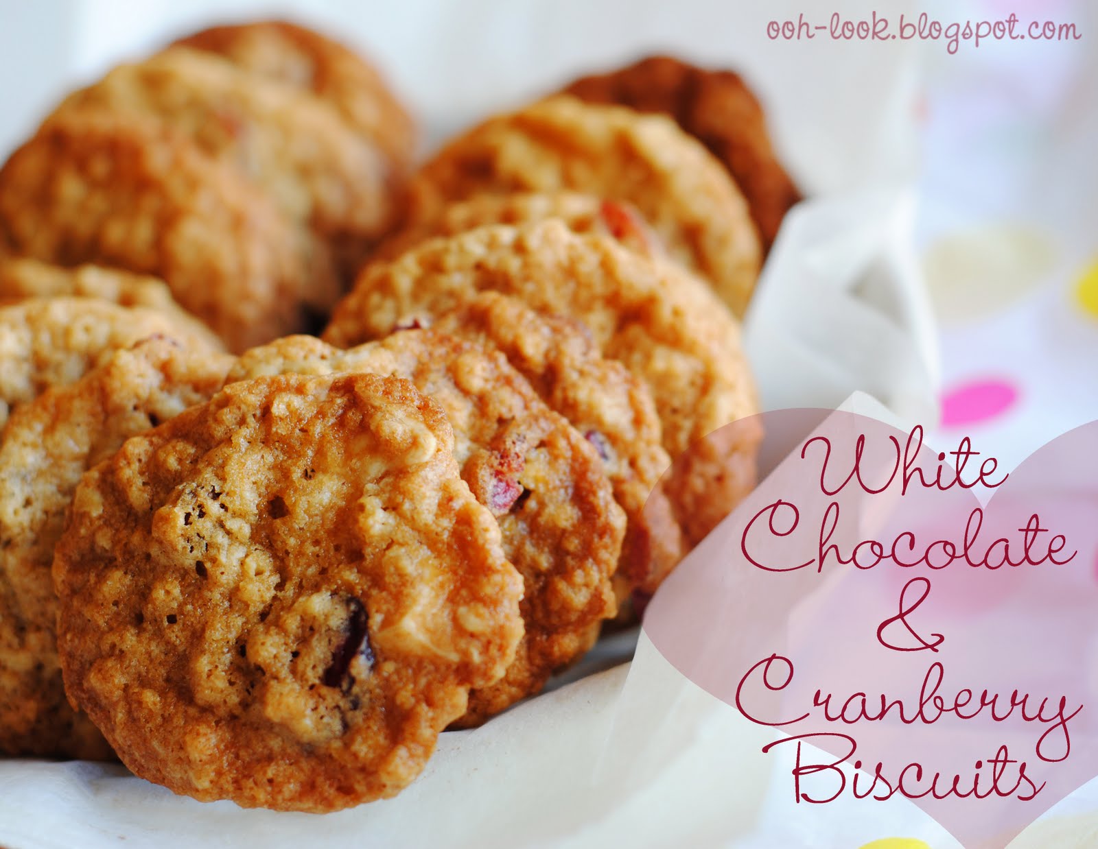 Ooh, Look... Hello Ottolenghi Cookie White Chocolate and Cranberry