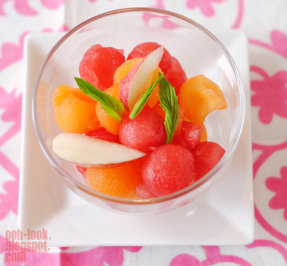 Ooh, Look... Rosewater Melon Balls