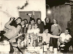 Jóvenes artistas en la Biblio Ameghino, a principios de los 80.