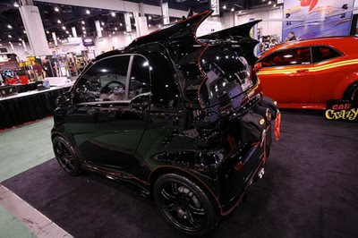 batmobile green smart car