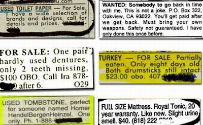 crazy classified ads
