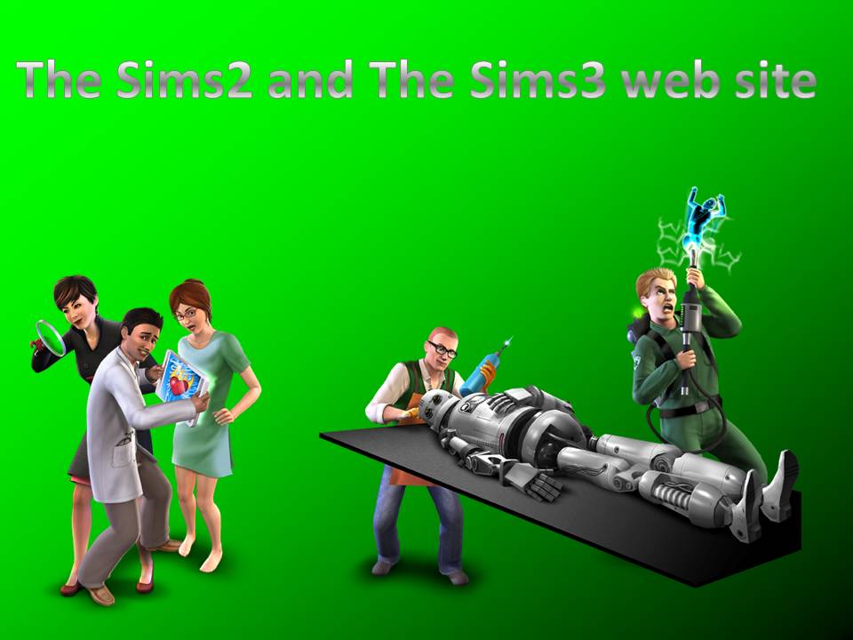 The Sims 3 and Sims 2 WebSite