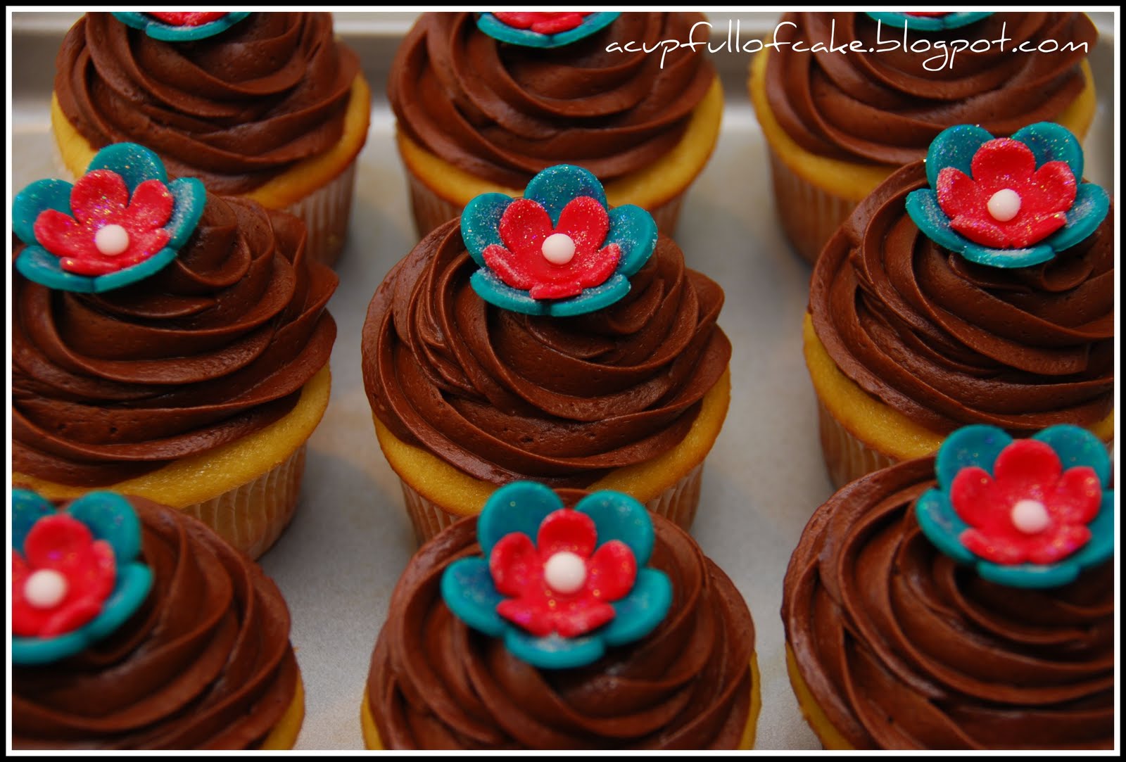 A Cup Full of Cake: Happy Birthday to ME! Cupcakes