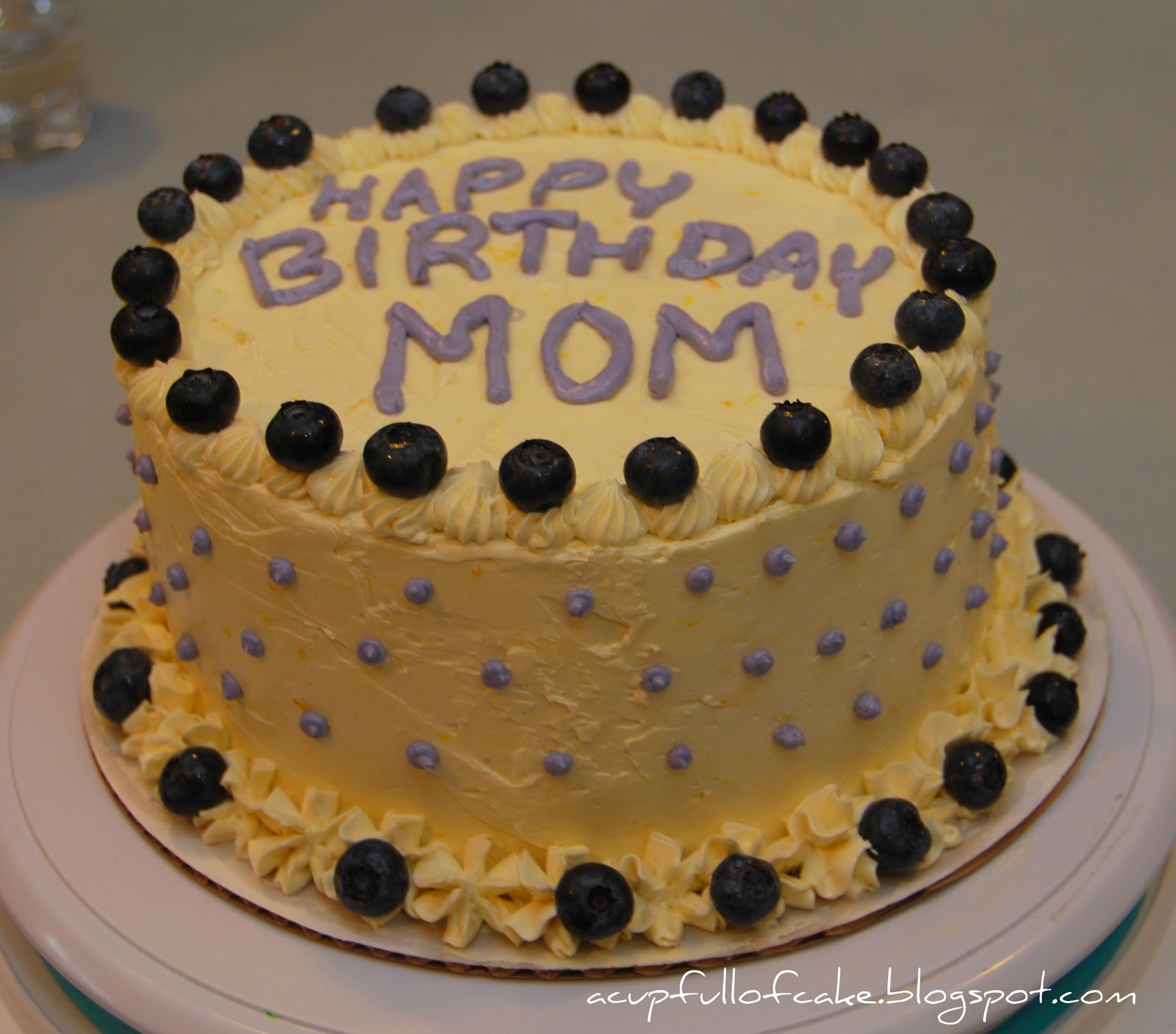 A Cup Full Of Cake Lemon Blueberry Marble Cake Happy Birthday Mom
