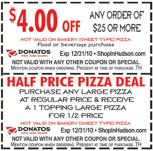 donatos coupons