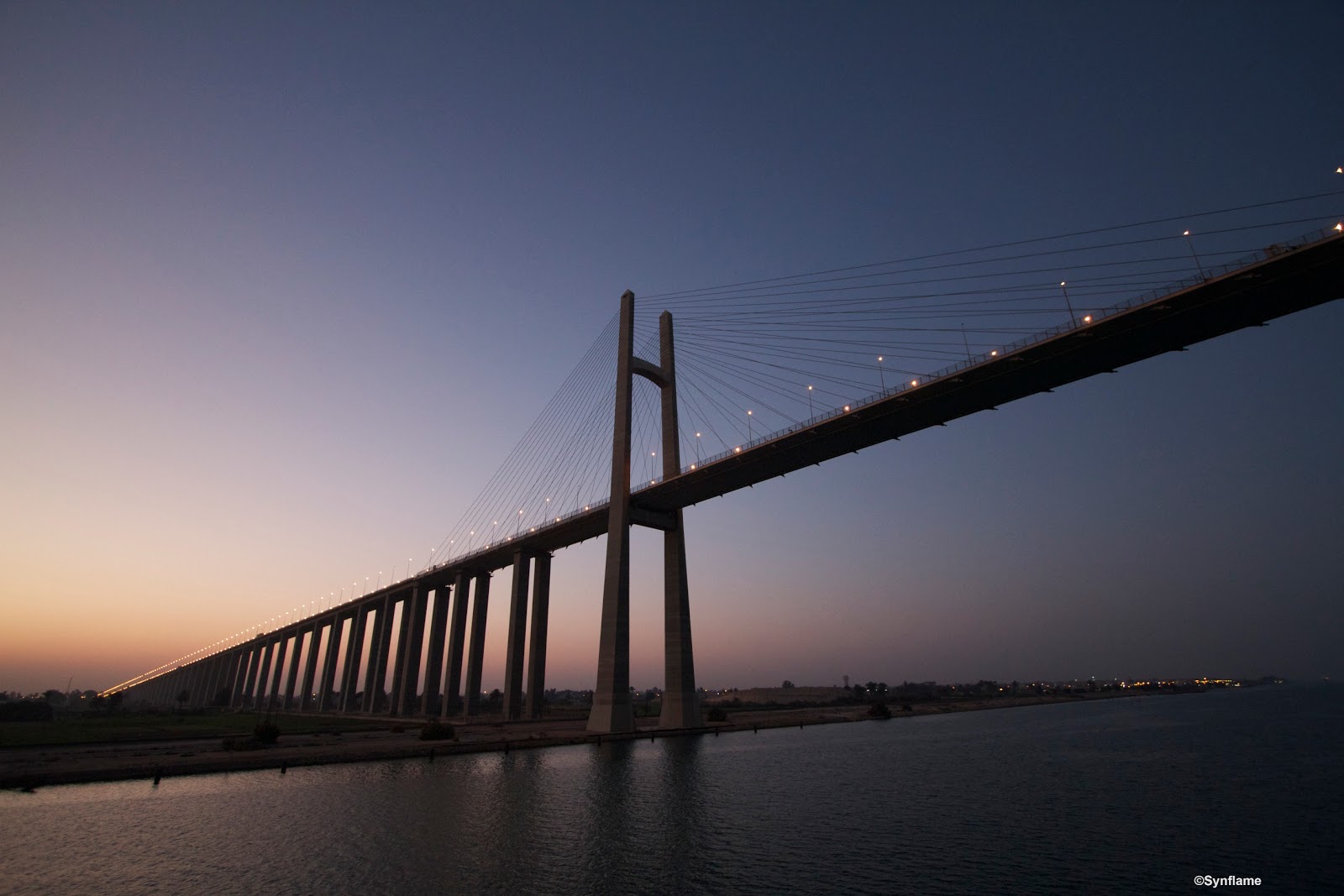 Bridge canal suez