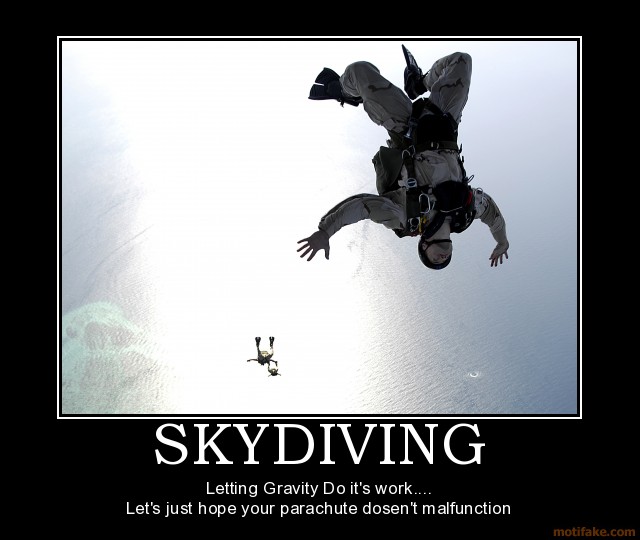 Funny skydiving slogans