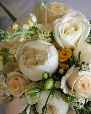 Vintage Cream Gold Lemon Ivory Wedding Bouquet Vintage Cream Gold Lemon Ivory Wedding Bouquet