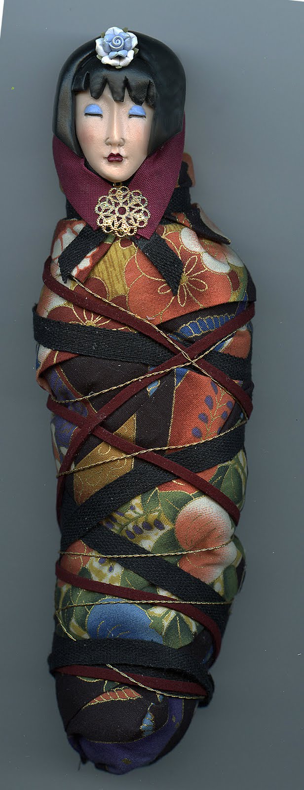 Linsart Creations in Clay One Of A Kind Japanese Art Dolls