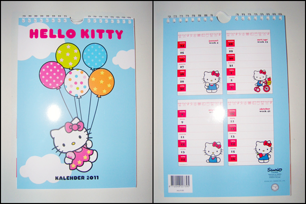hello kitty 2011 calendar hello kitty 2011 calendar