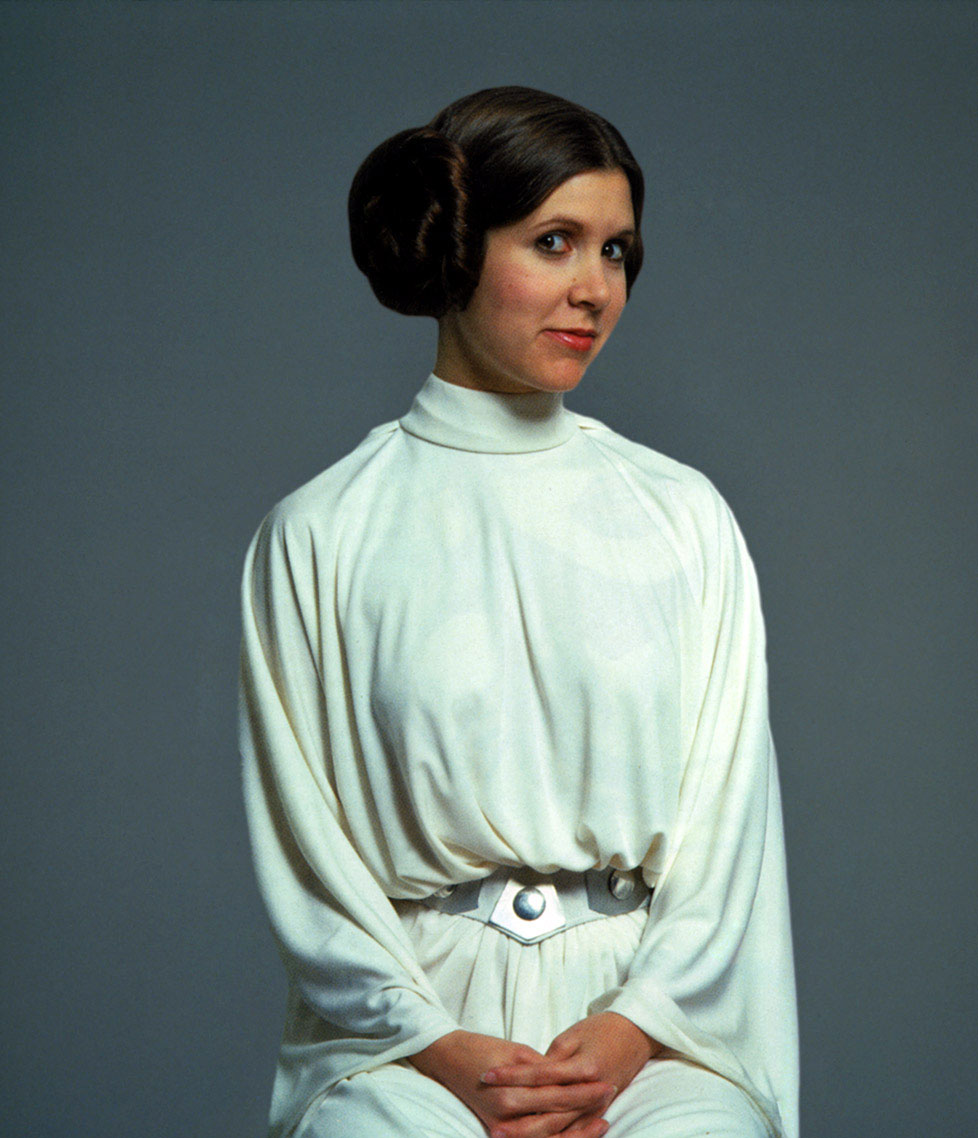 Carrie Fisher as Princess Leia ...
