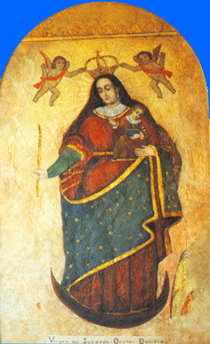 Imagen de la Virgen del Socavón