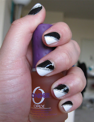 Color: White Out(Sally Hansen) and Black 