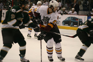 Credit: Jane Rickard: Round two 06' playoffs, home against Iowa Stars.