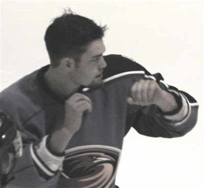 Credit:Jane Rickard, close up of the man himself, Myles Stoesz, enforcer.
