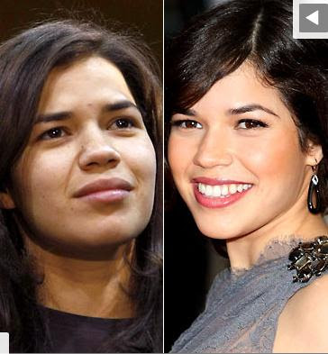 photo America Ferrera sans et avec maquillage photo America Ferrera sans et avec maquillage