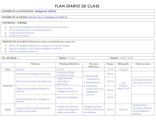 diplomado en educaci 211 n superior plan diario de clase planeadores de clase