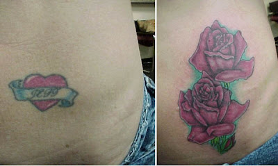 It was to cover up a tattoo with that skank's initials? It was to cover up a tattoo with that skank's initials?