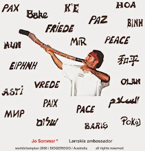 FRIEDE CD von Jo Sommer° , world champion 2000 Au Glasdidgeridoo, Darwin N.T.