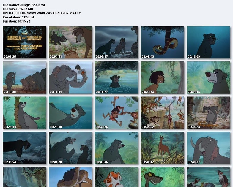 Rapidshare Downloads: The Jungle Book DVD RIP 1967