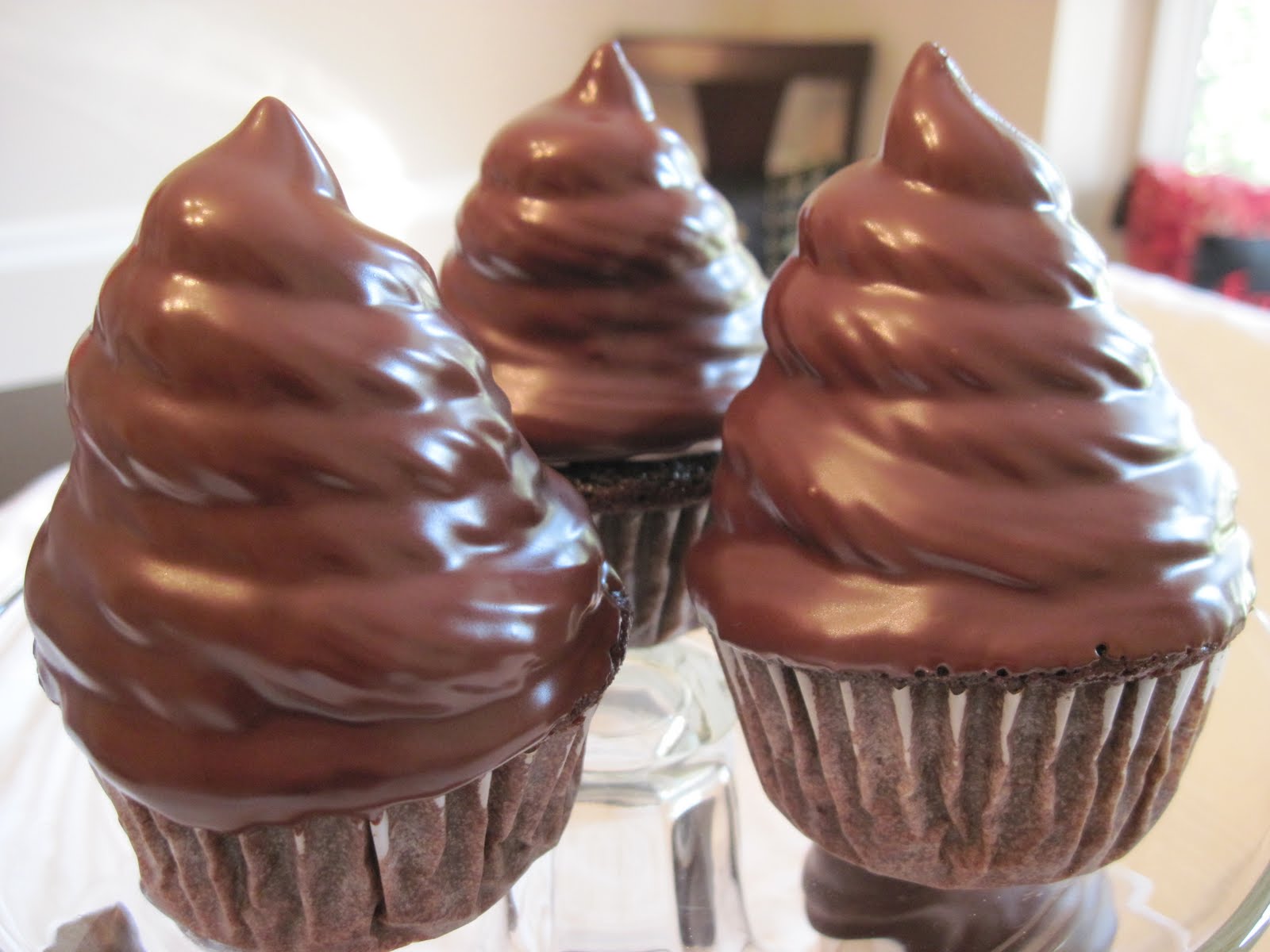 I see you cupcake!! Chocolate HiHat cupcakes!!