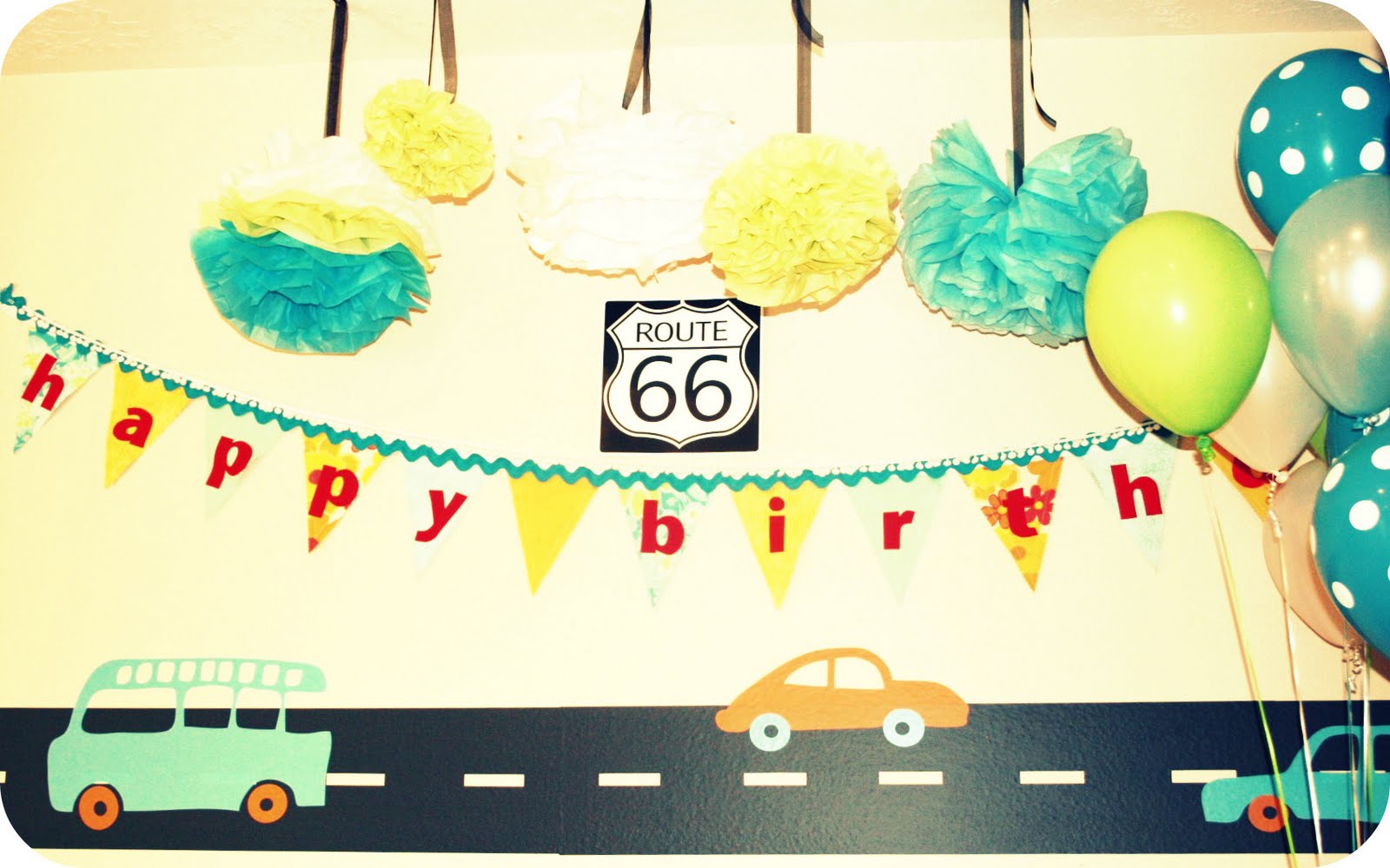 Vintage Car Themed Birthday Party