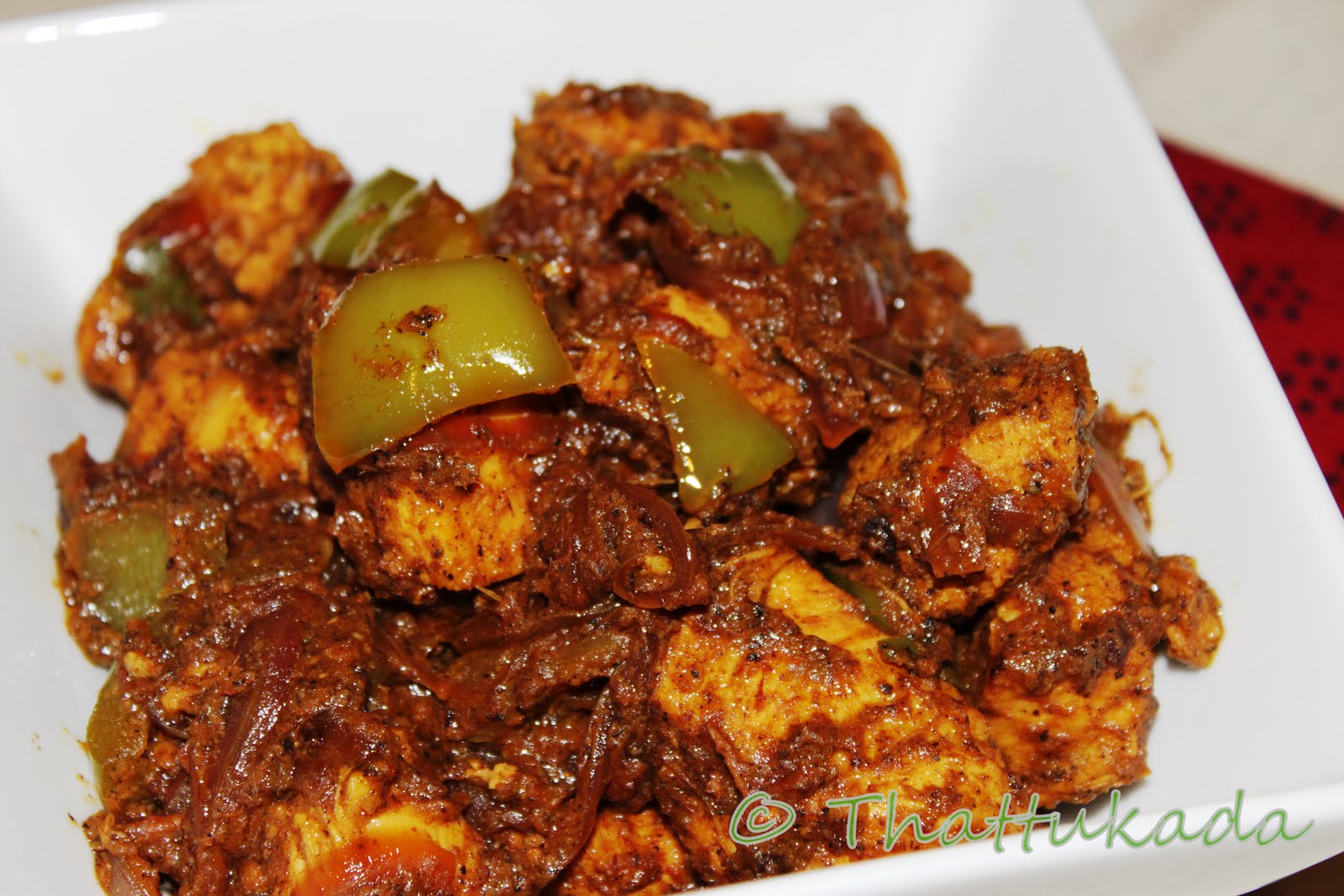 Pepper Chicken Roast Thattukada