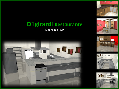 O Restaurante D'igirardi , está em fase de acabamento