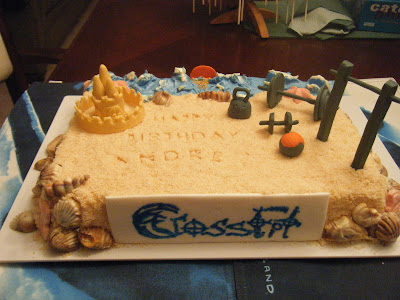 crossfit birthday cake