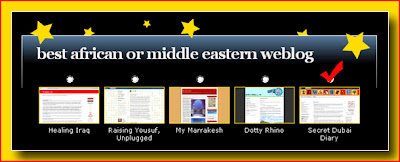 Vote for Secret Dubai Diary