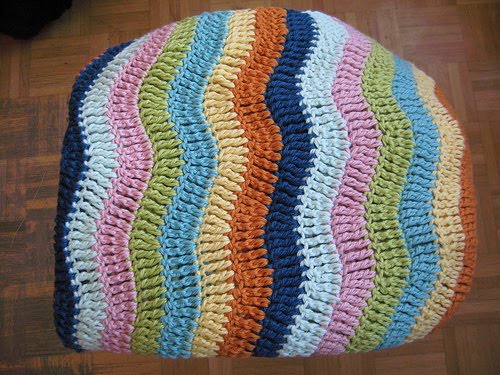 The Naked Knitters: Ripple Blanket - Crochet!