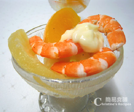 雜果明蝦沙律 Shrimp & Mixed Fruit Salad