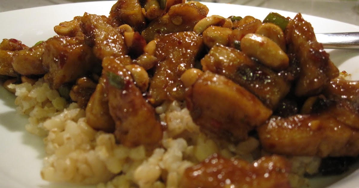 Hibbard Kitchen Kung Pao mock chicken (seitan)