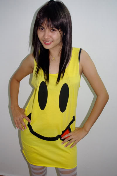 Happy Face House Rave Rock 90's Tank Top T-Shirt S/M PRICE RM39.90