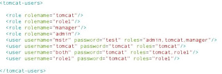 specifying tomcat, manager