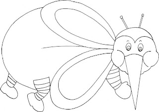 desenho colorê livrinho mosquito da dengue