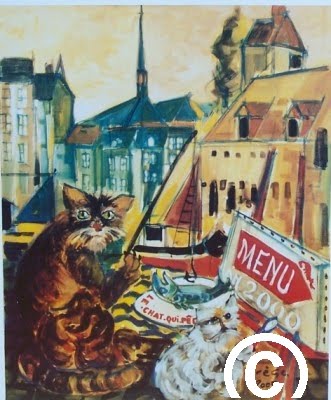 le chat qui pêche