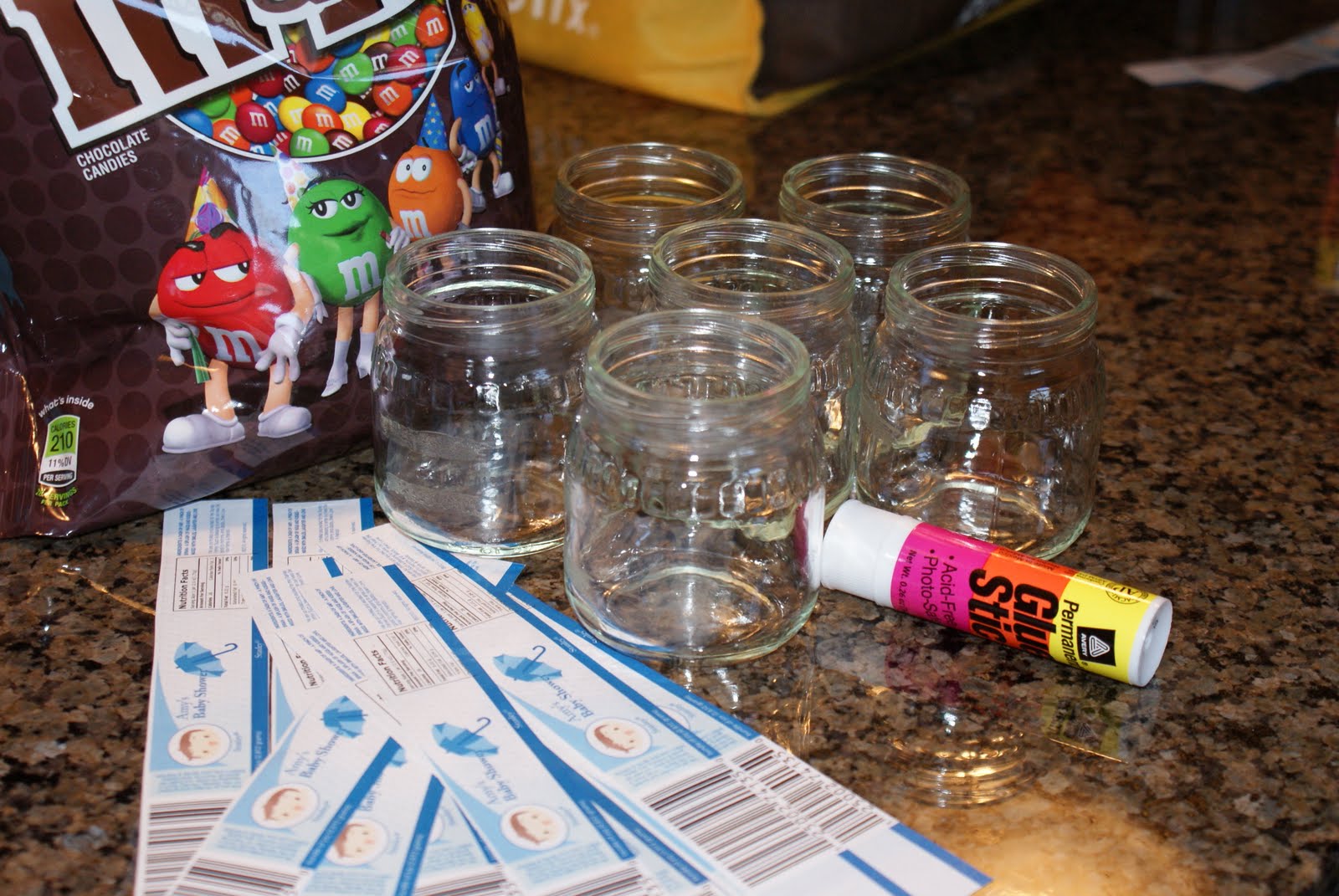 baby jar favors