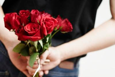 surprise her with roses
