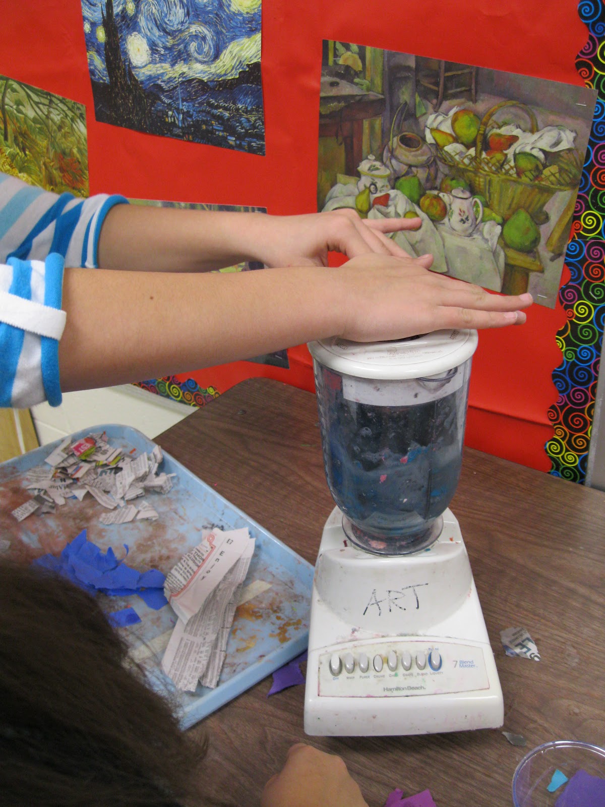 The Art Room at The Falcon Academy of Creative Arts Scrap Paper