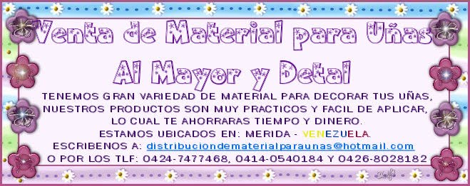 DISTRIBUCION DE MATERIAL PARA UÑAS