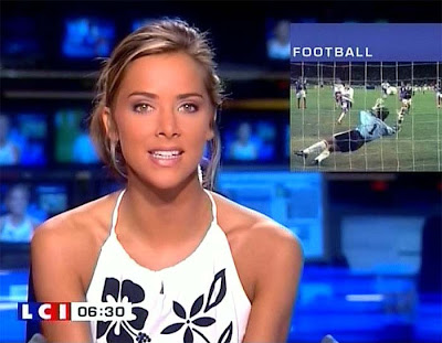Mélissa Theuriau from LCI news