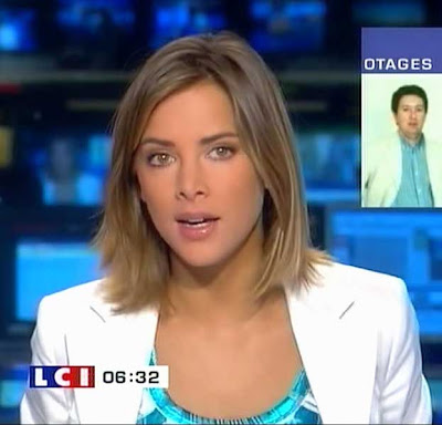 Mélissa Theuriau from LCI news