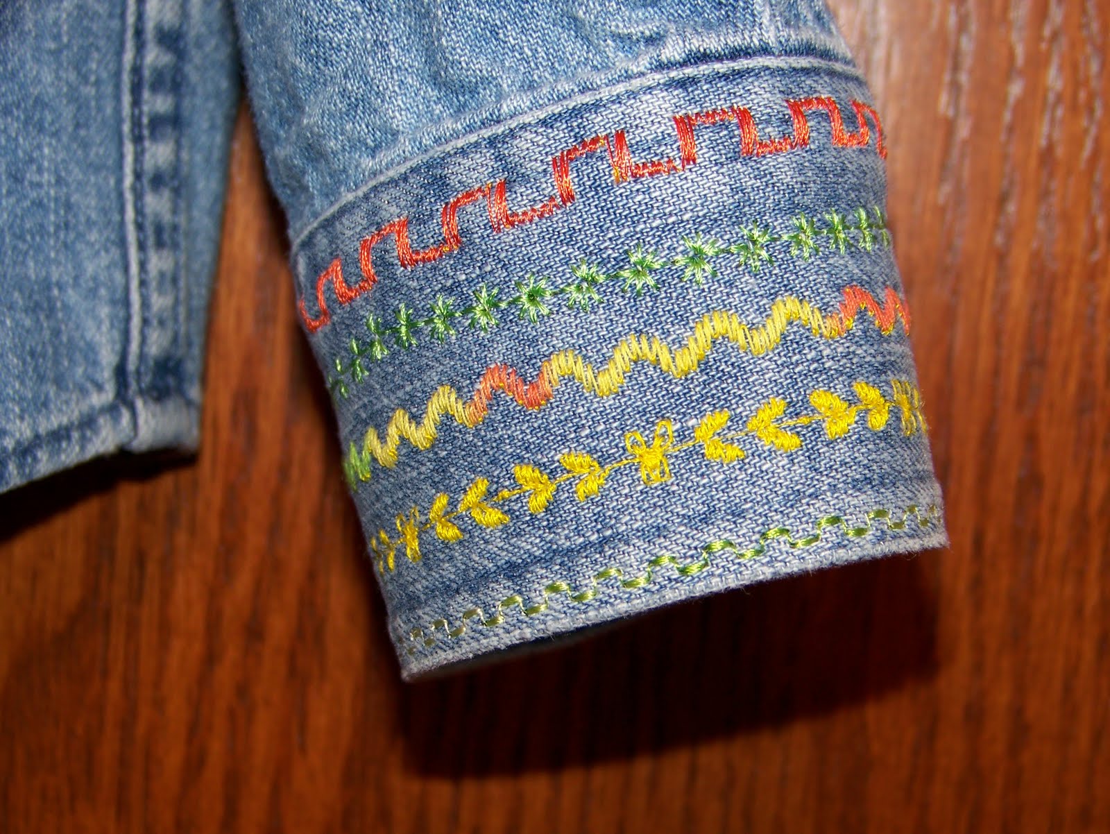 the momoo Embellished Denim Shirt