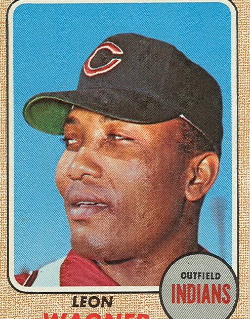1968 topps baseball leon wagner 495 2010 giants depth chart
