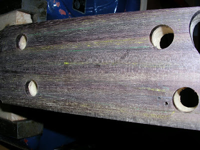 End holes for slots
